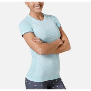 NWT Kari Traa Eva Wool Blend Tee L XL Mint Teal NEW Activewear Workout Training